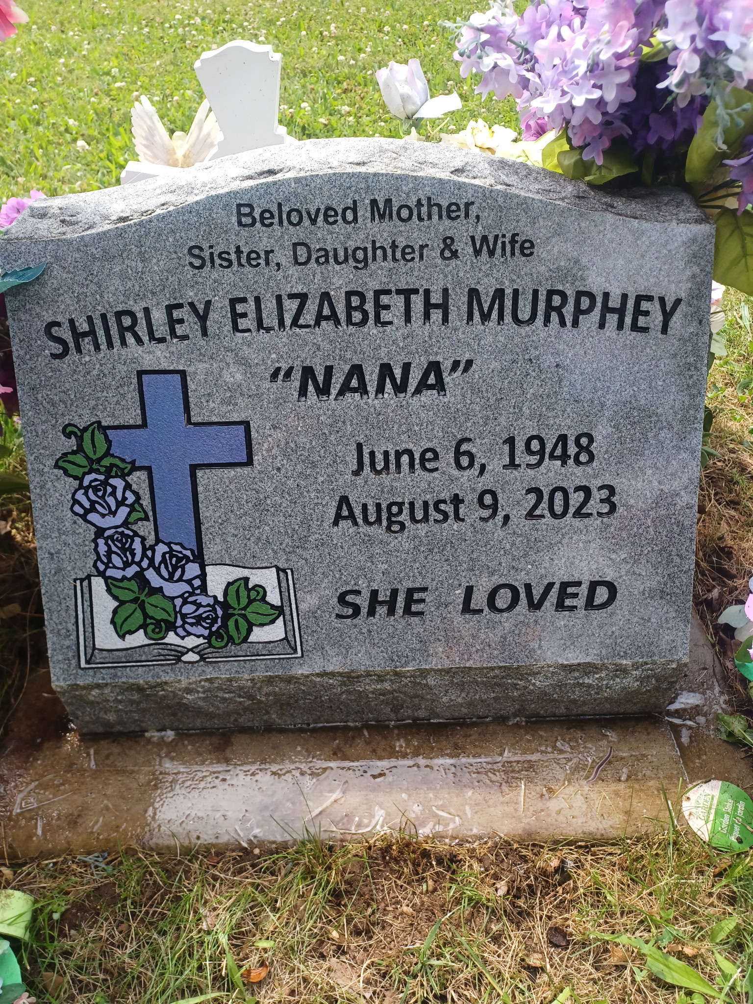 Headstone cleaning work
